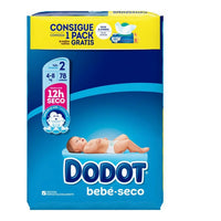 Fraldas Etapas T2 Dodot 4-8 kg 2 (72 uds)