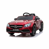 Coche Eléctrico para Niños Injusa Mercedes Benz AMG C63 Rojo con Luces!