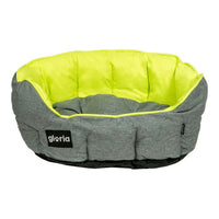 Cama para Perros Gloria Gris con Verde (60 x 50 cm)