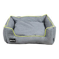 Cama para Perros Gloria Gris con Amarillo (60 x 52 cm)