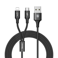 2-in-1 USB Cable 3A 1.2M